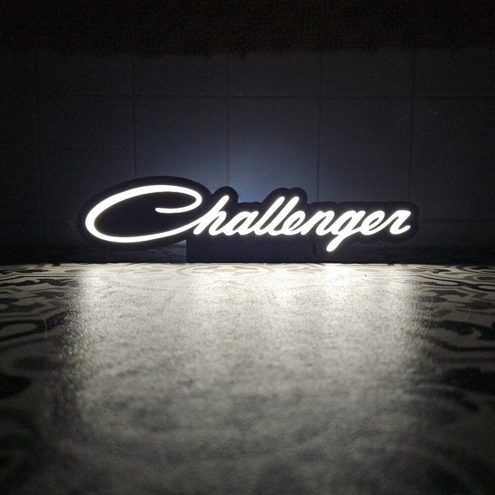 Challenger - LED Lightbox Sign with detachable stand